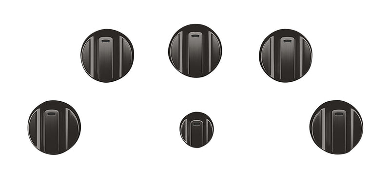 Café 5-Piece Electric Cooktop Brushed Black Knobs - CXCE1HKPMBT - Accessory Kit in Brushed Black