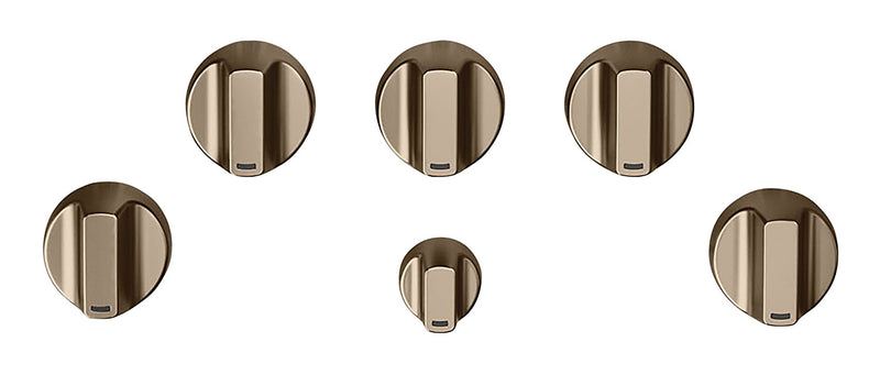 Café 5-Piece Gas Cooktop Brushed Bronze Knobs - CXCG1K0PMBZ - Accessory Kit in Brushed Bronze