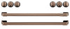 Ensemble de poignées et de boutons cuivre brossé pour cuisinière électrique Café – CXFCEHKPMCU
