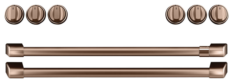 Ensemble de poignées et de boutons cuivre brossé pour cuisinière à gaz Café – CXFCGHKPMCU