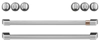Ensemble poignées et boutons acier inoxydable brossé pour cuisinière à induction Café – CXFCHHKPMSS
