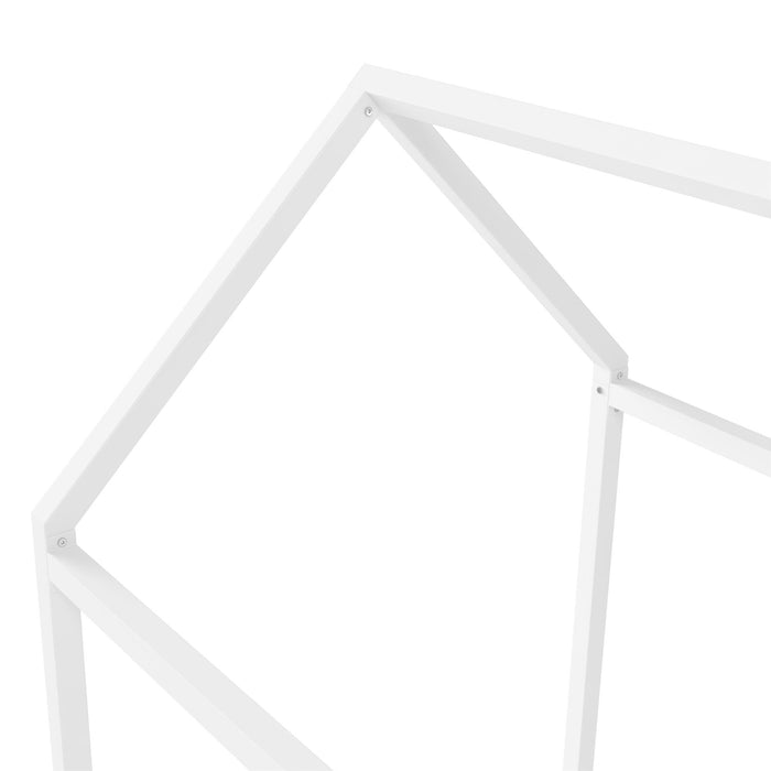 Lit simple de maison Montessori Skyler de Little Seeds - blanc