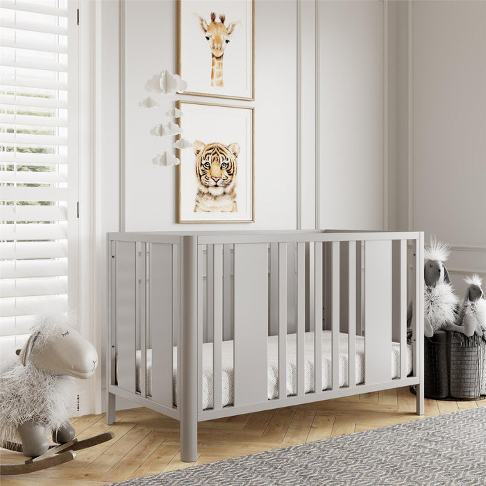 Lit de bébé Crawford de Little Seeds 3 en 1 - gris Sharkey