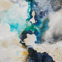 Œuvre d’art murale Giant Art « Kinky Flow » 72 x 72