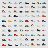 Œuvre d’art murale sur toile encadrée noire « Life Is Short Buy The Shoes » 20 x 20