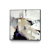 "Tumult Roar" Canvas Framed Black 20x20 Wall Art