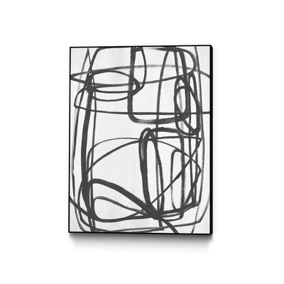 "Sensational Climb" Canvas Framed Black 24x32 Wall Art