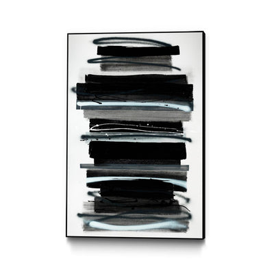 "Out In Front" Canvas Framed Black 24x36 Wall Art