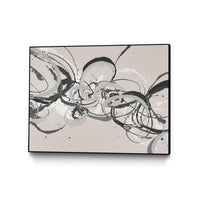 Œuvre d'art murale sur toile encadrée noire « Demanding Order Iv » 24 x 18