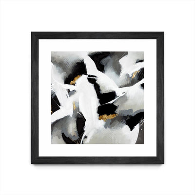 "Driven To Dig In" Matted and Framed Black 30x30 Wall Art