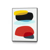 Œuvre d’art murale sur toile encadrée noire « Joy And Pop Ii » 24 x 32