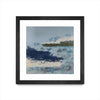 Œuvre d’art murale encadrée noire et mate « Washing To Shore » 36 x 36