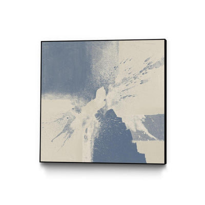 "Cool Fury I" Canvas Framed Black 20x20 Wall Art