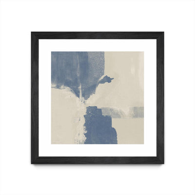 "Cool Fury Ii" Matted and Framed Black 36x36 Wall Art