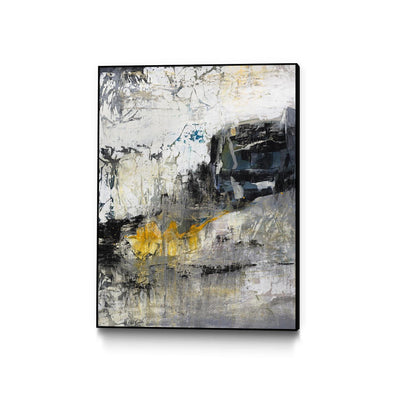 "The Hike" Canvas Framed Black 24x32 Wall Art