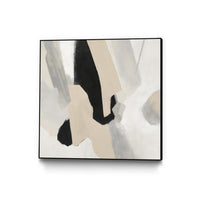 Œuvre d'art murale sur toile encadrée noire « Dynamic Concourse Ii » 20 x 20