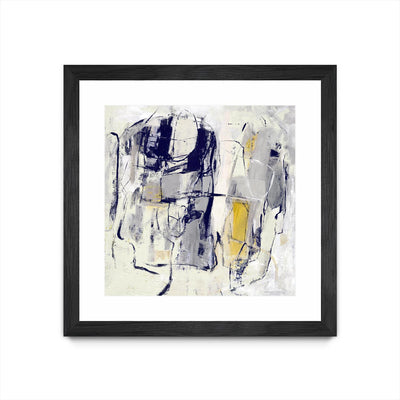 "Dream Wrestling" Matted and Framed Black 30x30 Wall Art