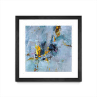 Œuvre d’art murale encadrée noire et mate « Prize Of The Day » 30 x 30
