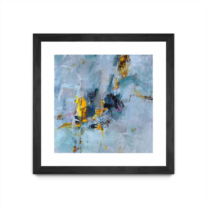 Œuvre d’art murale encadrée noire et mate « Prize Of The Day » 30 x 30