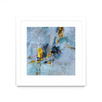 Œuvre d’art murale encadrée blanche et mate « Prize Of The Day » 30 x 30