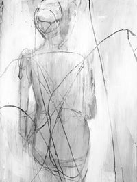 Œuvre d'art murale sur toile encadrée noire « Pondering The Day Ahead Iii » 30 x 40