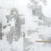 Œuvre d’art murale Giant Art « Haloed In Metallic Ii » 72 x 72