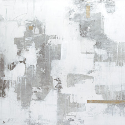 "Haloed In Metallic Ii" Giant Art 54x54 Wall Art