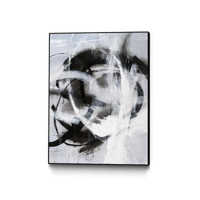 "No Turning Radius" Canvas Framed Black 18x24 Wall Art
