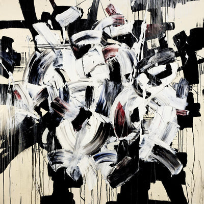 "Racing Thoughts" Giant Art 54x54 Wall Art