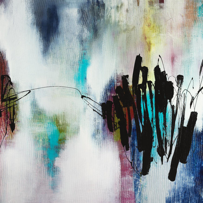Œuvre d’art murale Giant Art « Disruptive Connection » 54 x 54