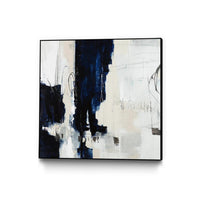 Œuvre d'art murale sur toile encadrée noire « Underground Mechanics » 20 x 20