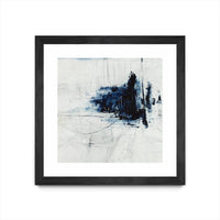 Œuvre d’art murale encadrée noire et mate « Superior » 36 x 36
