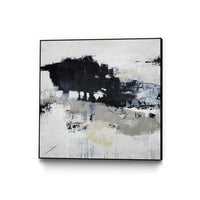 Œuvre d'art murale sur toile encadrée noire « Big Bonanza » 20 x 20