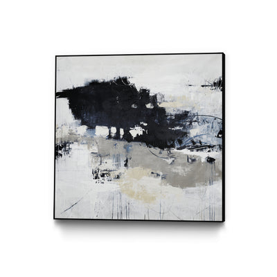 "Big Bonanza" Canvas Framed Black 20x20 Wall Art