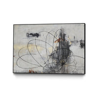 Œuvre d'art murale sur toile encadrée noire « Mess With The Mind Ii » 36 x 24