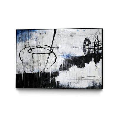 "About That Twirl" Canvas Framed Black 36x24 Wall Art