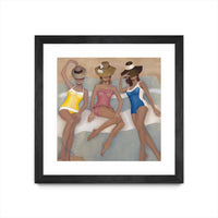 Œuvre d'art murale sur toile encadrée noire « The Orange County Club.tif » 36 x 36