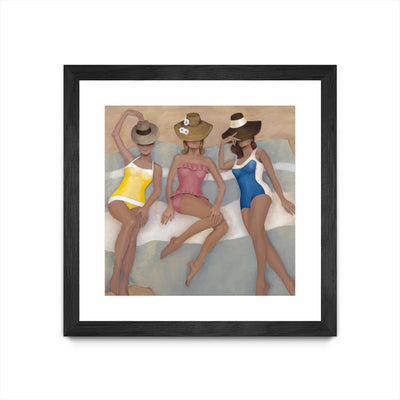 "The Orange County Club.tif" Matted and Framed Black 36x36 Wall Art
