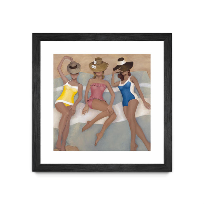 Œuvre d'art murale sur toile encadrée noire « The Orange County Club.tif » 36 x 36
