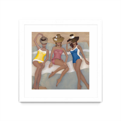 "The Orange County Club.tif" Matted and Framed White 30x30 Wall Art