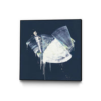 Œuvre d'art murale sur toile encadrée noire « Bells In Motion » 20 x 20