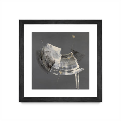"Elegance" Matted and Framed Black 30x30 Wall Art