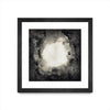 Œuvre d’art murale encadrée noire et mate « Positives And Negatives Ii » 30 x 30