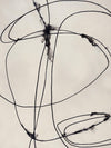 Œuvre d’art murale Giant Art « Tangled Ties » 72 x 54