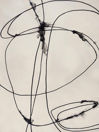 Œuvre d’art murale Giant Art « Tangled Ties » 72 x 54