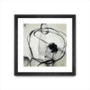 Œuvre d’art murale encadrée noire et mate « Big Mouth Blabber » 30 x 30