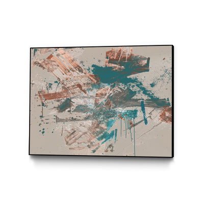 "Fresh Grind Ii" Canvas Framed Black 24x18 Wall Art