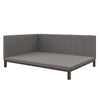 Lit de repos double rembourré Doris de Atwater Living Dorel Home - gris