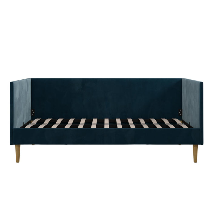 Lit de repos simple du milieu du 20e siècle Francise de Atwater Living - bleu