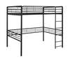 Lit double mezzanine Bodhi de Atwater Living en métal pour jeunes - noir